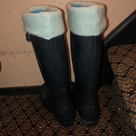 NAVY BLUE HUNTER BOOTS - Picture 3 of 3